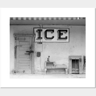 Texas Ice House, 1939. Vintage Photo Posters and Art